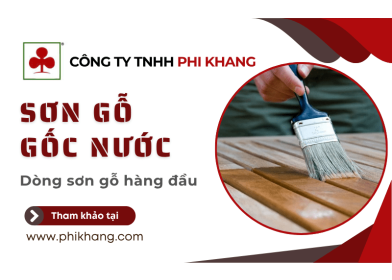 Sơn gỗ gốc nước - Dòng sơn gỗ thông dụng hàng đầu hiện nay